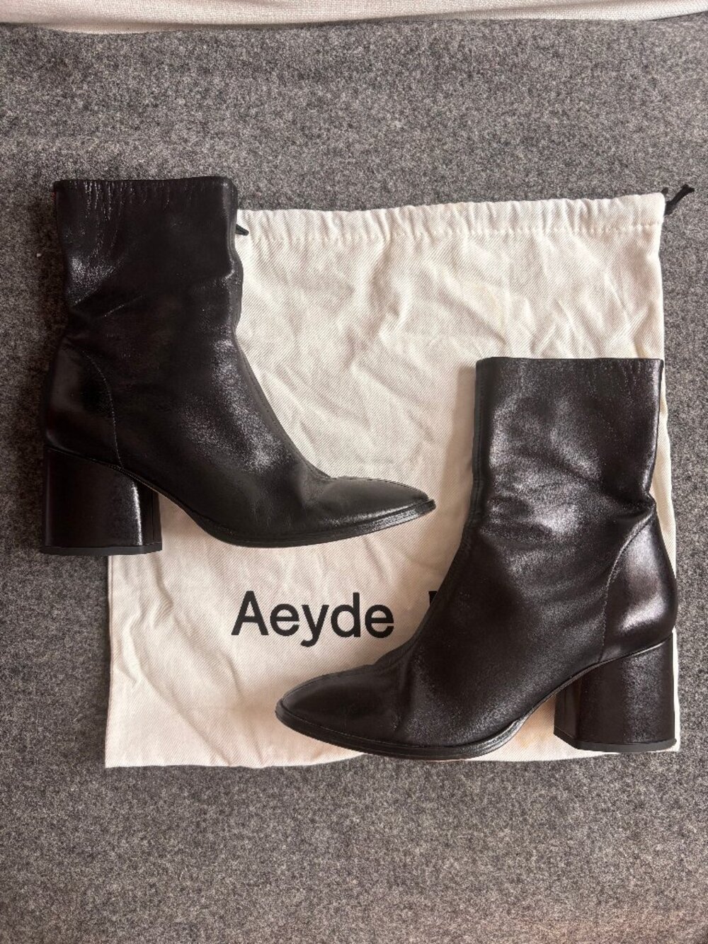 Aeyde Leather Ankle Boots
